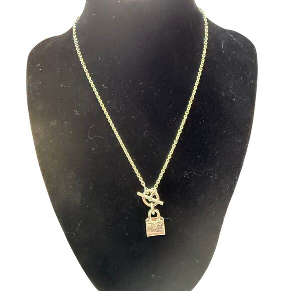 Hermès Birkin Amulette Pendant Necklace*925 Sterling Silver*Fabulous Condition - Picture 3 of 3